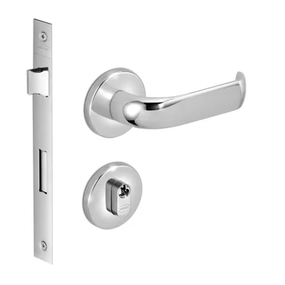 Fechadura Duna 2 Externa 55mm Cromo Acetinado M0915z R0069 Ez1750 Imab
