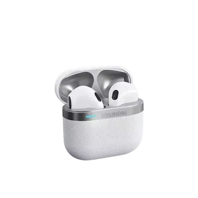 Fones De Ouvido Hyundai Hy-t02 Pro Sem Fio Bluetooth Com Microfone Branco.