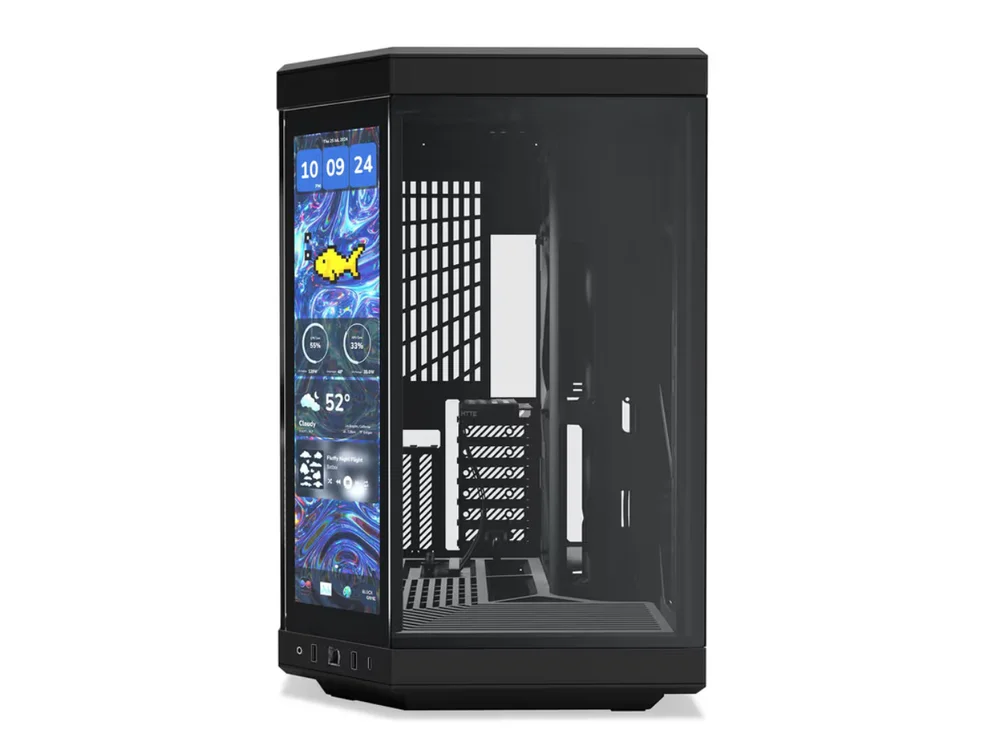 Gabinete Hyte Y70 Touch Infinite Midtower Vidro Temperado C/ Tela Lcd Usb-c Preto - Cs-hyte-y70tti-bb Gabinete Hyte Y70 Touch Infinite Midtower Vidro Temperado C/ Tela Lcd Usb-c Preto - Cs-hyte-y70tti-bb