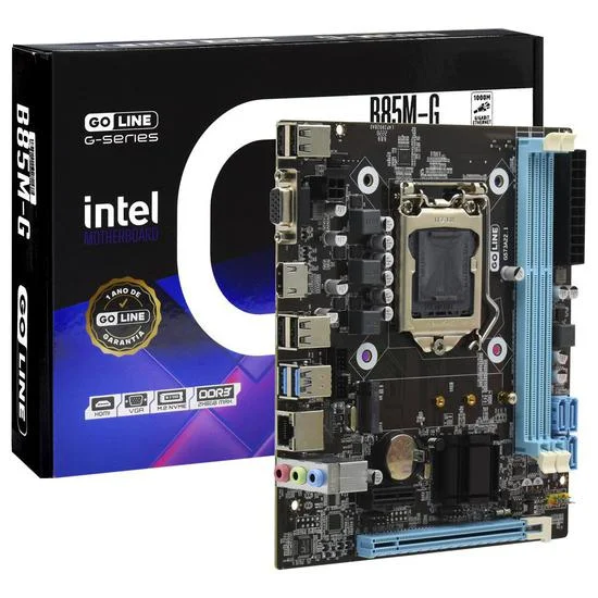 Placa Mãe  B85m-g Micro Atx Soquete 1150 Goline HDMI / M.2 Nvme / Ddr3 5