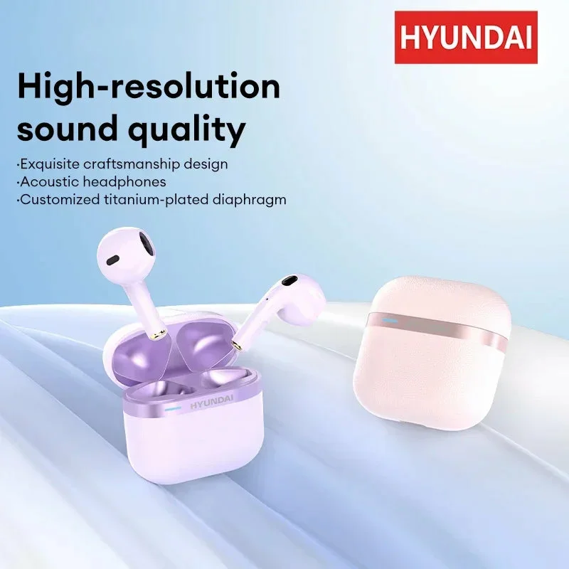 Imagem 2 de 3 do produto Fones De Ouvido Hyundai Hy-t02 Pro Sem Fio Bluetooth Com Microfone Preto.