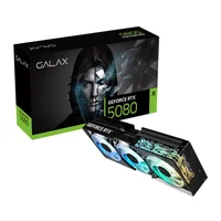 Kabum Placa De Video Galax Geforce RTX 5080 1-click Oc, 16gb, Gddr7, 256-bit, 58nzn6mdbboc image