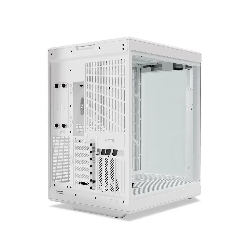 Imagem 2 de 5 do produto Gabinete Gamer Hyte Y70 Touch Infinite Snow Mid Tower Vidro Temperado Tela Touch 14,9" - Branco
