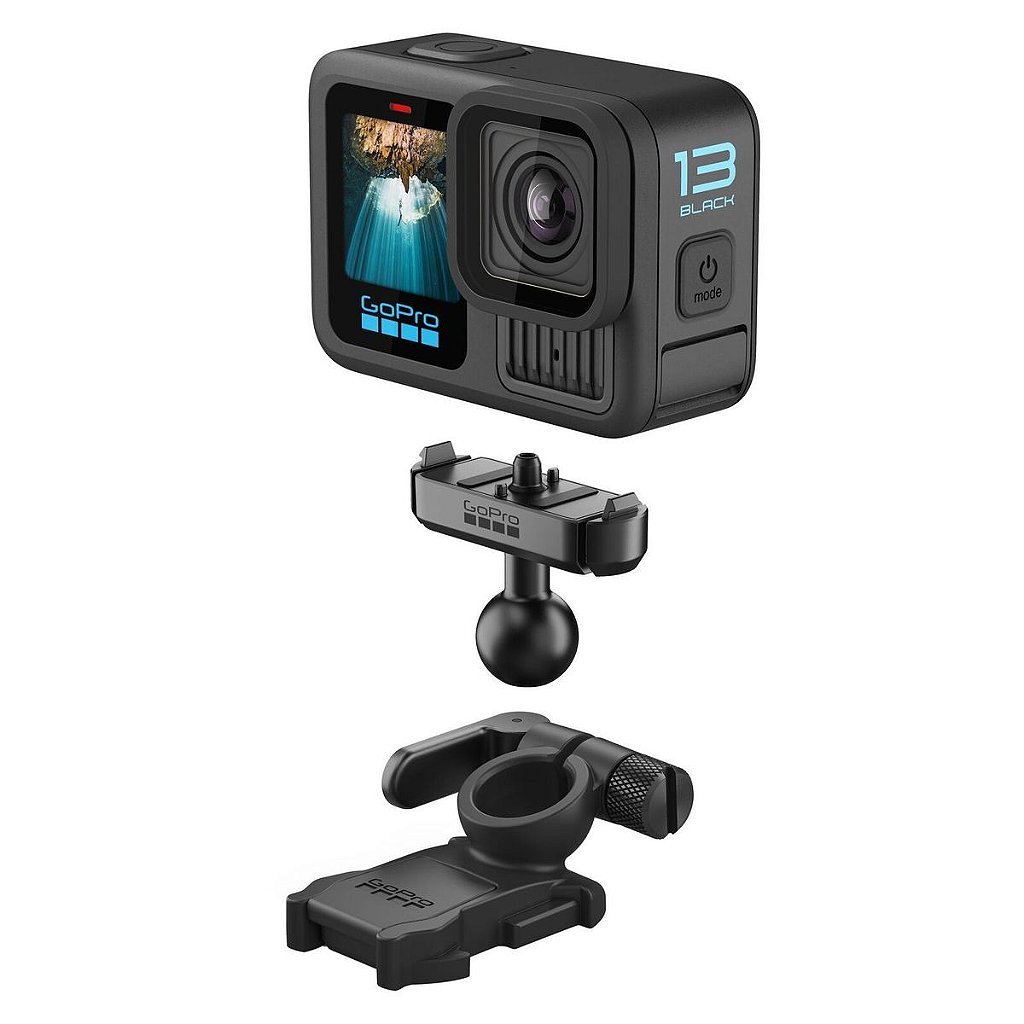 Suporte Magnético De Montagem Ball Head Para Gopro Hero 13 Black - Preto - Unissex - Único