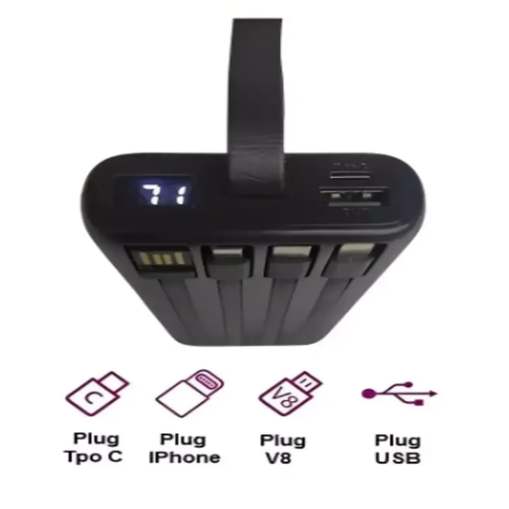 Carregador Portátil Power Bank 20.000mah Hmaston Carregador Portátil Power Bank 20.000mah Hmaston