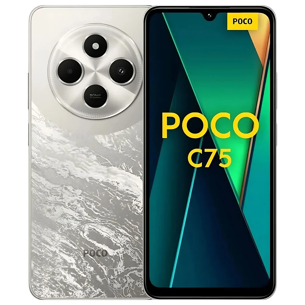 Smartphone Xiaomi Poco C75 256GB Dourado KaBuM