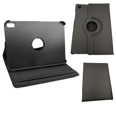 Capinha Capa Compatível Com Tablet Ipad 10 Geração 2022 Tela 10.9 Carteira Lisa Preto