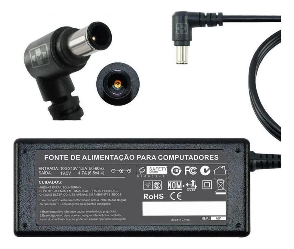 Fonte Carregador Para All In One 22v24 24v240 19v 3,42a 65w - 644