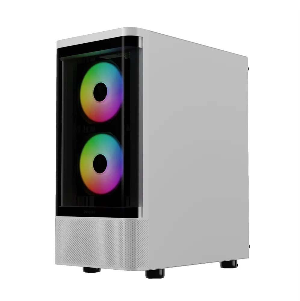 Imagem 2 de 5 do produto Gabinete Gamer Gamdias Talos E3 Cg Wh, Mid-tower, Vidro Temp, 3 Fans, White - Talos E3 Cg Wh