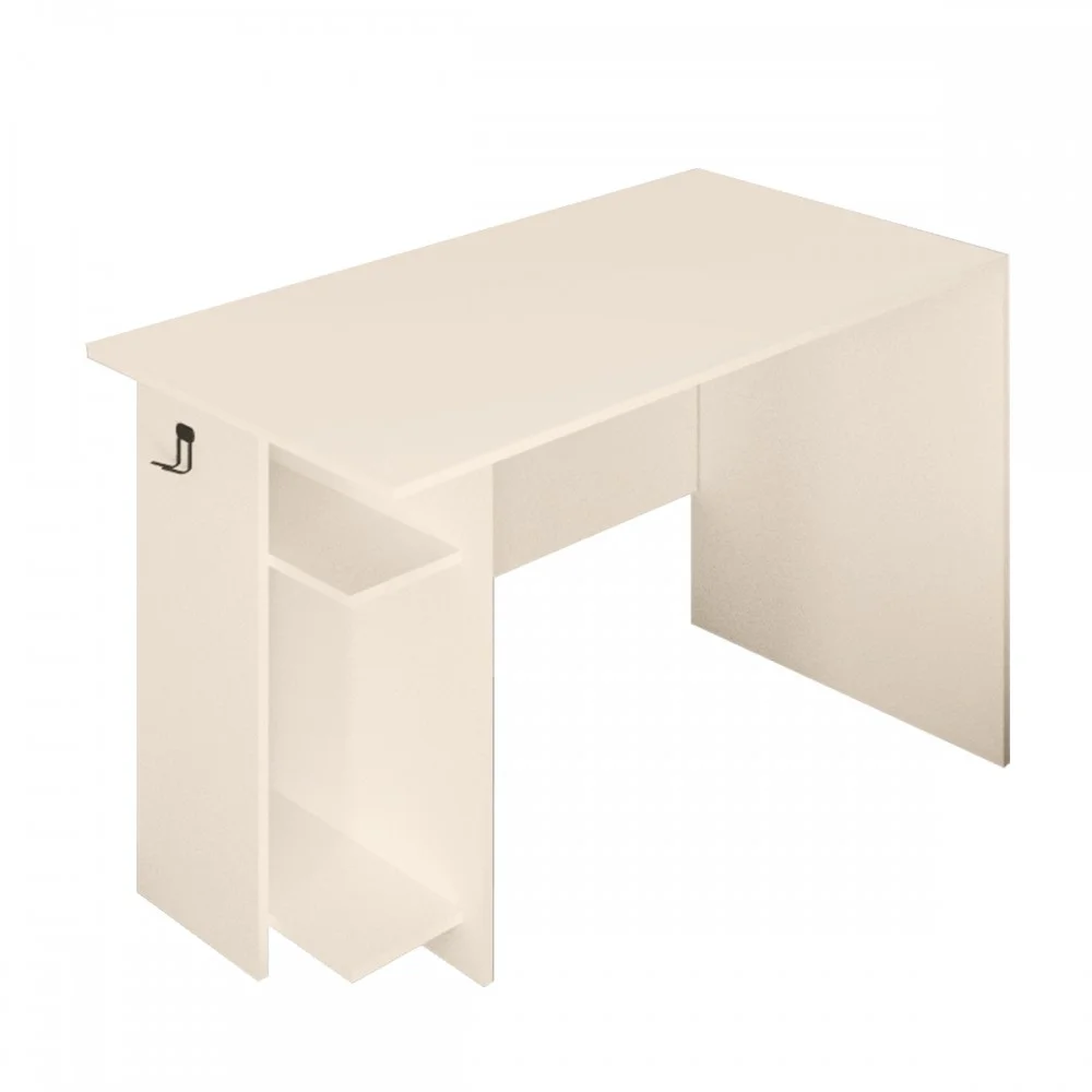 Imagem 4 de 4 do produto Mesa Gamer Vênus 2 Prateleiras Branco - Panorama Móveis