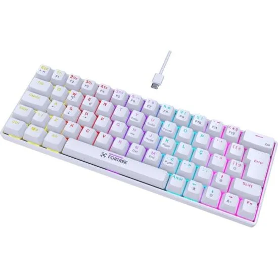 Imagem 2 de 5 do produto Teclado Gamer Mecânico Fortrek Gravity 65 Compact Switch Outemu Red