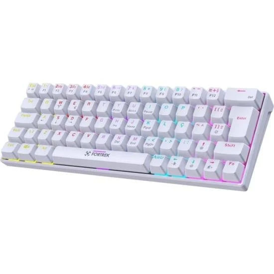 Imagem 3 de 5 do produto Teclado Gamer Mecânico Fortrek Gravity 65 Compact Switch Outemu Red