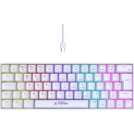 Imagem 4 de 5 do produto Teclado Gamer Mecânico Fortrek Gravity 65 Compact Switch Outemu Red