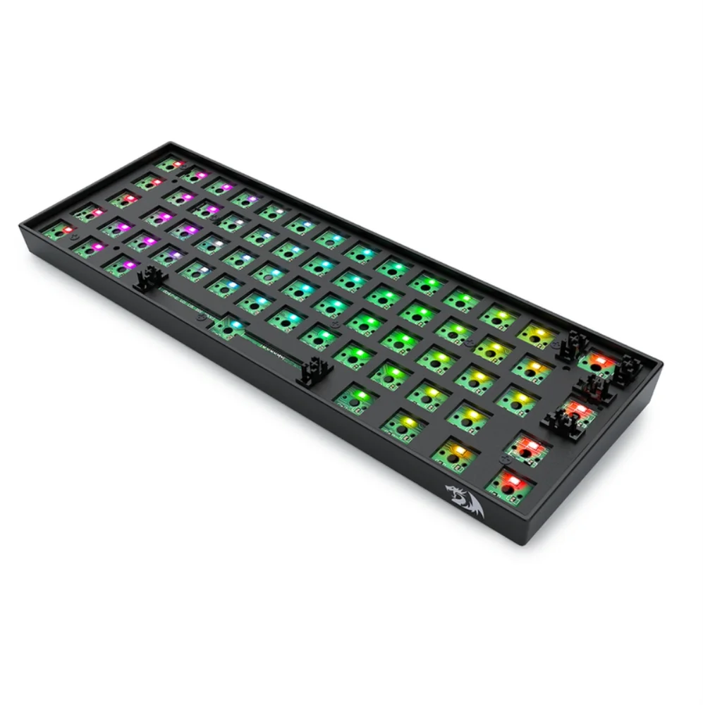 Imagem 2 de 5 do produto Base Para Teclado Mec Redragon Draconic-barebone Edition, RGB, Usb, Black - Rd-bbk530 Pro