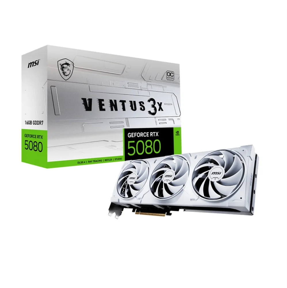 グラフィックボード・グラボ・ビデオカード MSI GeForce RTX 5080 16GB VENTUS 3X OC GeForce RTX™ 5080 16G VENTUS 3X OC