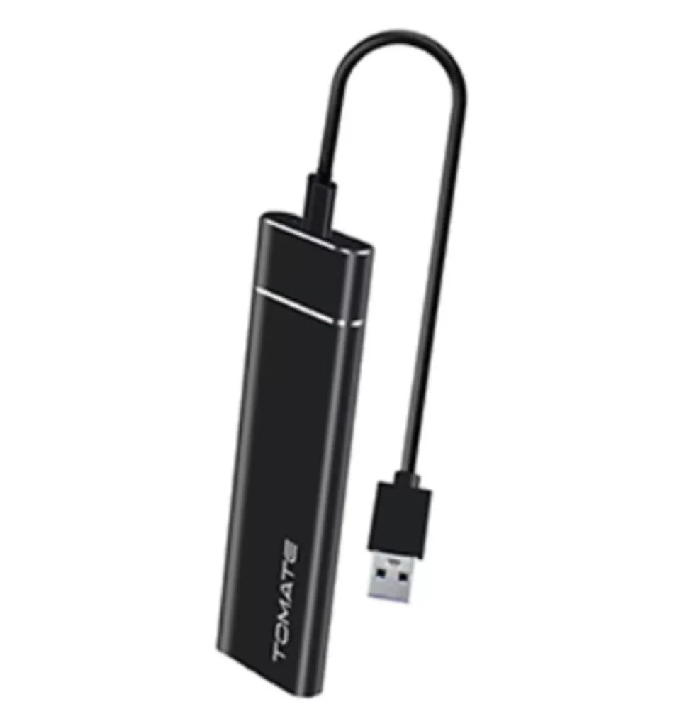 Case SSD Adaptador M.2 Sata Nvme Nv1 Nv2 Nv3 Usb 3.1 Type-c 10gb Tomate