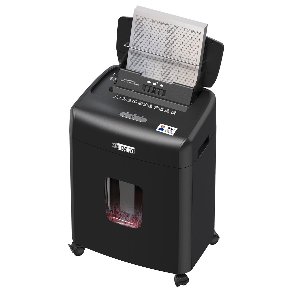 Fragmentadora De Papel 110 Folhas Automática 23 Litros 220v