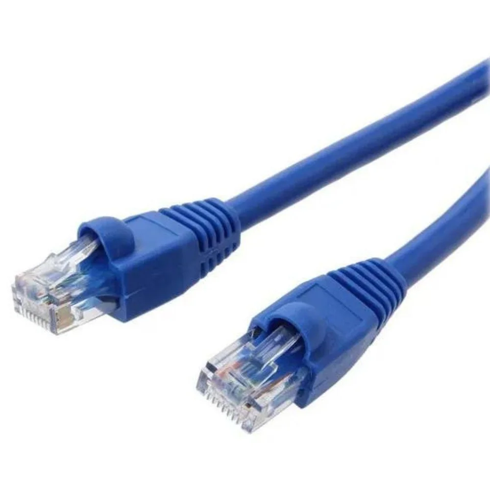 Imagem 3 de 3 do produto Cabo De Rede Azul Profissional 10 Metros Internet Cftv Montado
