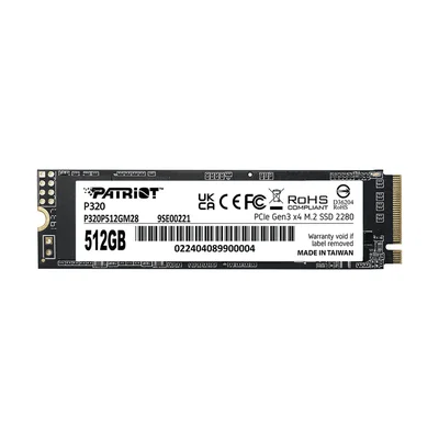 SSD M.2 Nvme 512gb Patriot P320 M.2 2280 PCie Gen3 X4