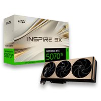 Kabum Placa De Vídeo RTX 5070 Ti 16gb Inspire 3x Oc Plus Msi - 912-v531-099 image