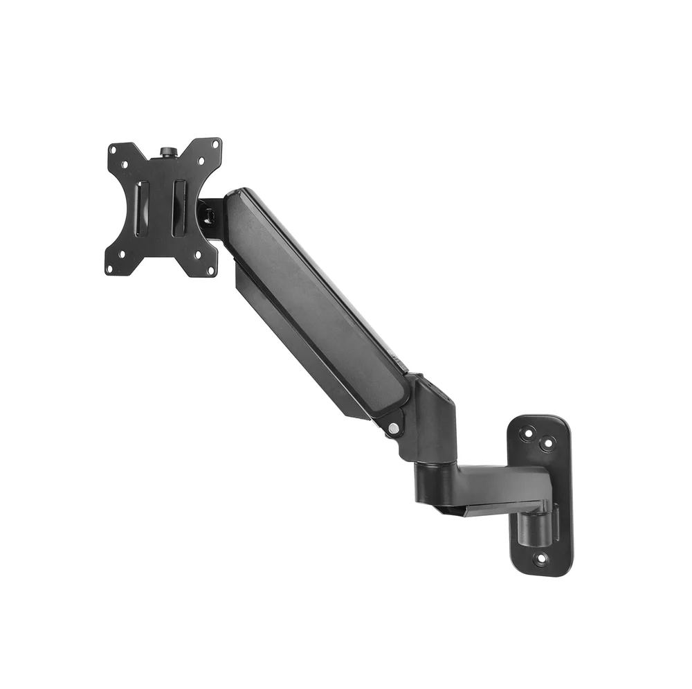 Imagem 1 de 5 do produto Suporte Articulado De Parede Com Pistão A Gás E Ajuste De Altura Para Monitores De 12 À 32 - Bluecase Bspmtg01-2 Cor:pre