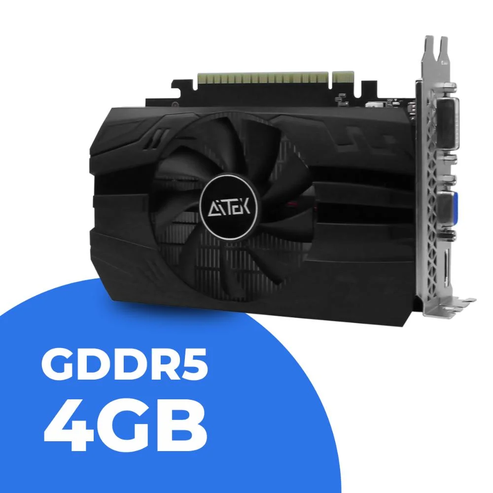 Placa De Vídeo Gamer Gt740, GDDR5 4gb, Clock 993mhz, PCi-e 3.0x16, 128bits, HDMI Dvi Vga, Alto Desempenho 5