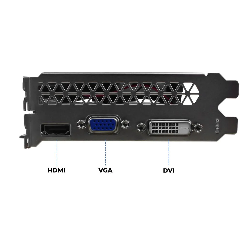 Placa De Vídeo Gamer Gt740, GDDR5 4gb, Clock 993mhz, PCi-e 3.0x16, 128bits, HDMI Dvi Vga, Alto Desempenho 6