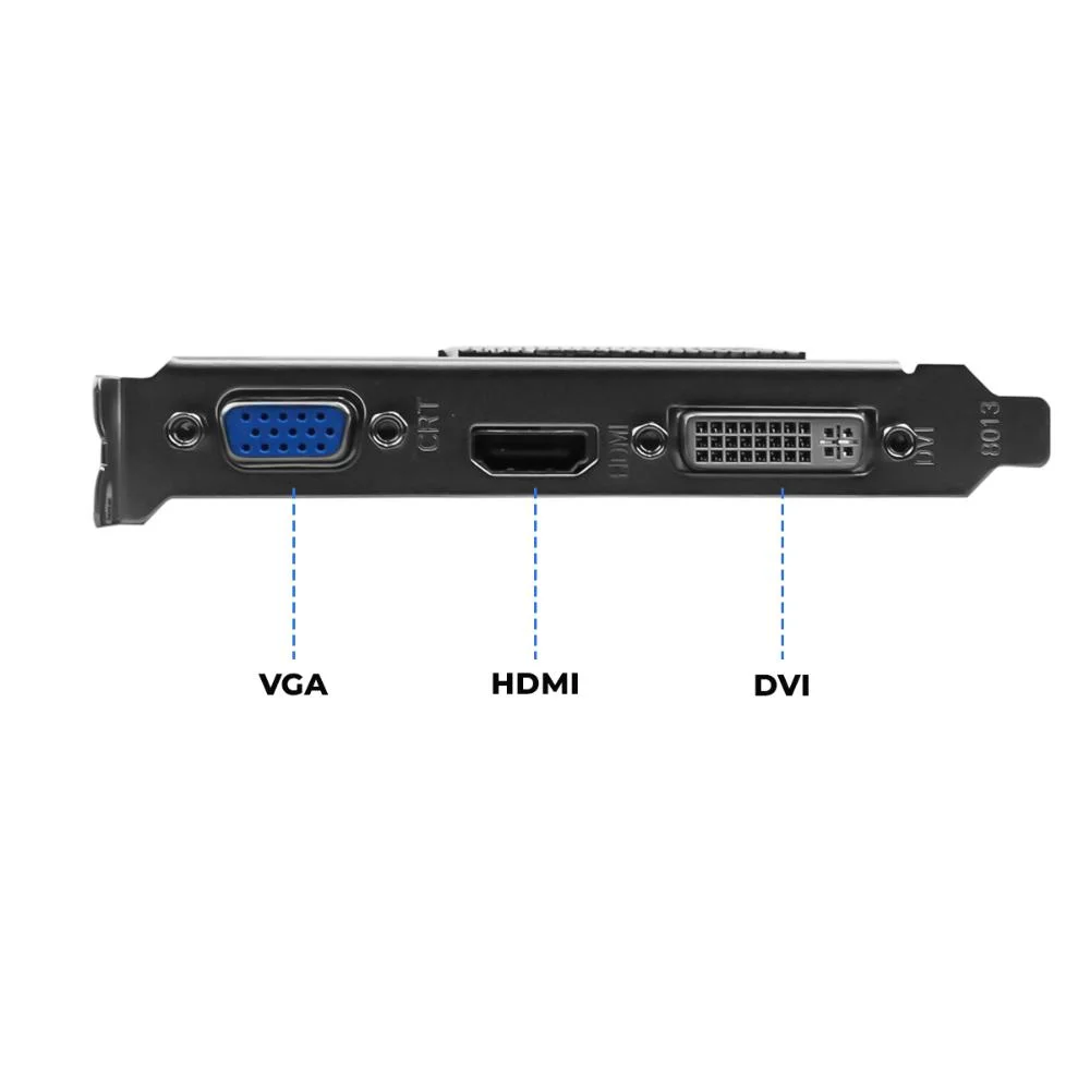 Placa De Vídeo GDDR3 1gb Gt340, Clock 600mhz, PCi-e 2.0 16x, Upgrade PC HDMI Dvi Vga 8