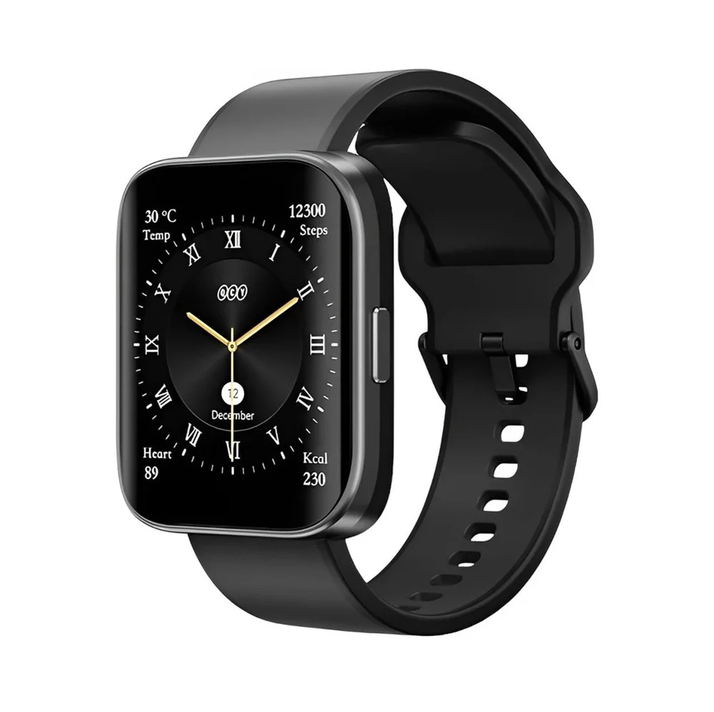 Smartwatch Qcy Urban Gs Wa24s9a Com Gps, Bluetooth, 5atm, Tela AmoLED  14 Dias De Bateria, 2025 Preto