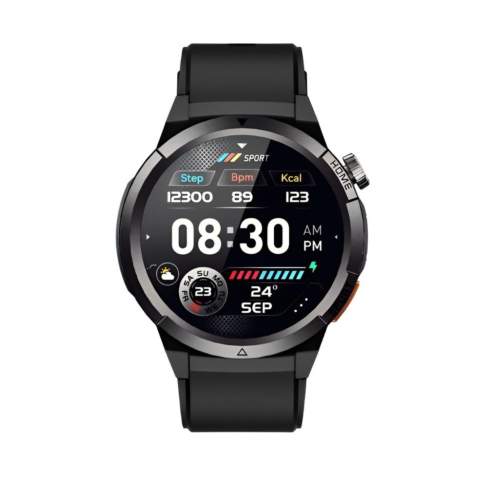 Smartwatch Qcy Active Gx Wa24s12a Com Bluetooth, Ip68, 120 Modos Esportivos - Preto