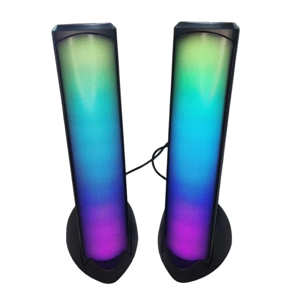 Caixa De Som Gamer Bluetooth RGB 20w Tomate Mts-3002