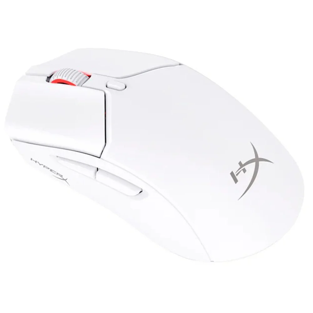 Imagem 3 de 5 do produto Mouse Gamer Sem Fio Hyperx Multifire Haste 2 Wireless RGB Branco 6n0a9aa