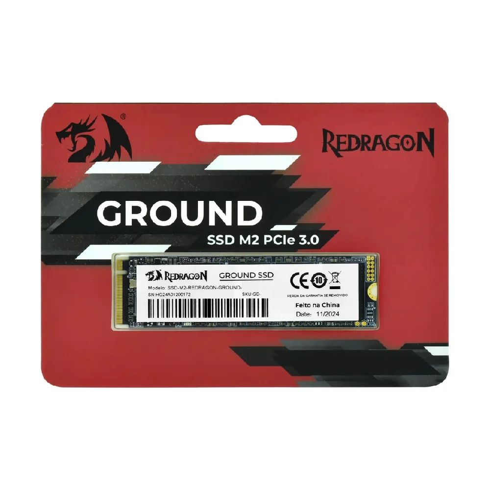 Imagem 2 de 5 do produto SSD M.2 256gb Redragon Ground PCie Gd-410