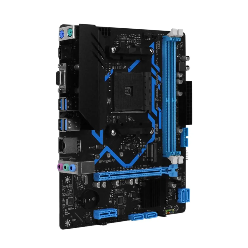 Placa Mãe Micro-atx Am4 A520, Amd Ryzen, Ddr4, PCi-e X16 4.0, Usb HDMI Vga, Pronta Entrega 8