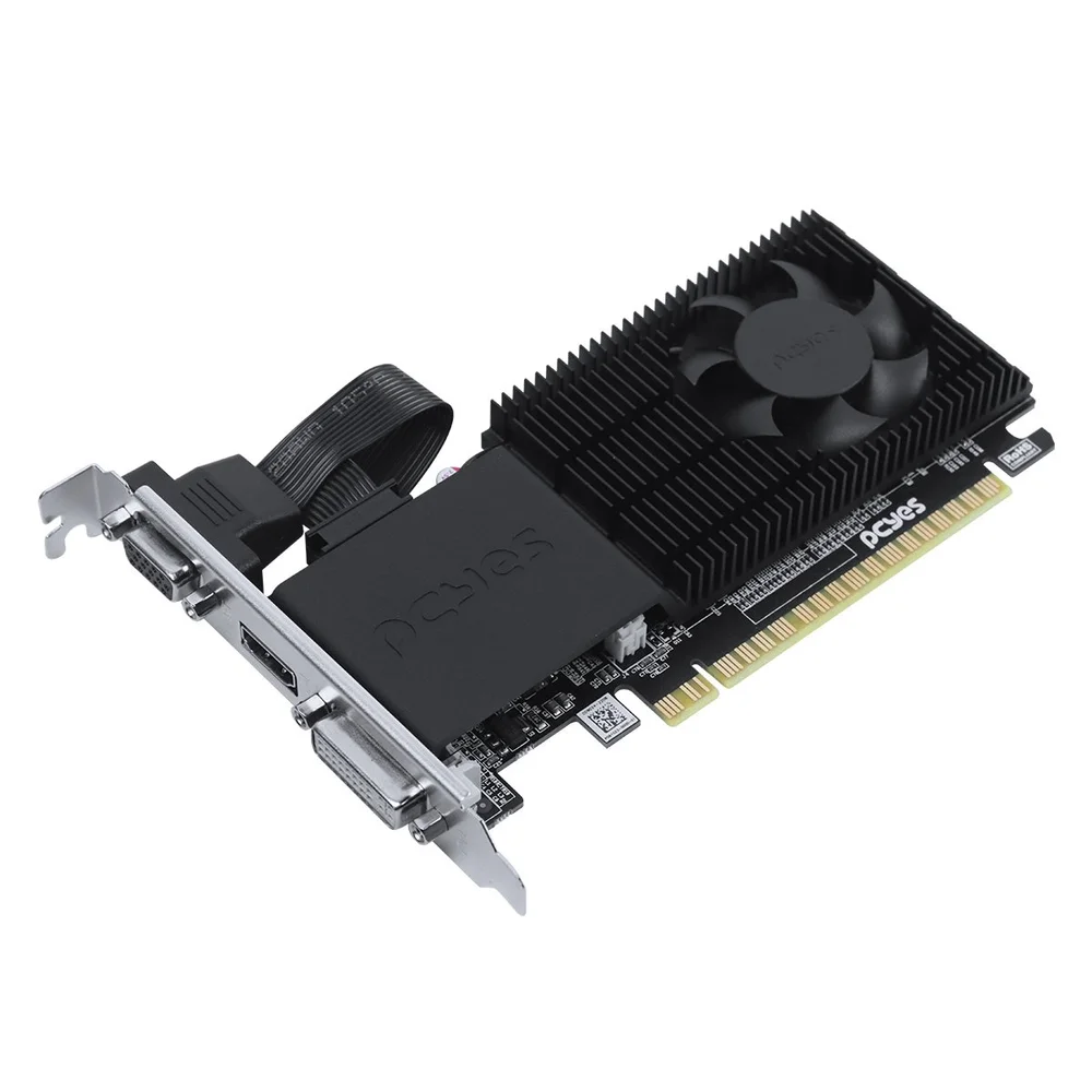 Imagem 4 de 5 do produto Gpu Nvidia Geforce Gt730 2gb Ddr5 128 Bit Projeto Edge Low Profile Single Fan - Pvgt730gb2pe