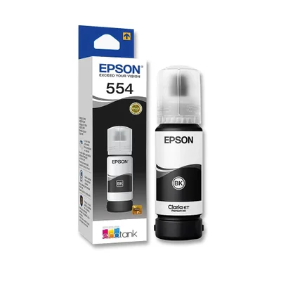 Refil Epson 554 Bk T554120-al Preto L8180 Original 70ml