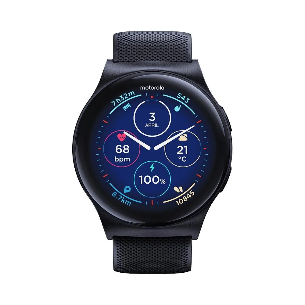 Imagem 2 de 5 do produto Smartwatch Moto Watch 120 Preto, Moswz120-pb, Motorola  Motorola