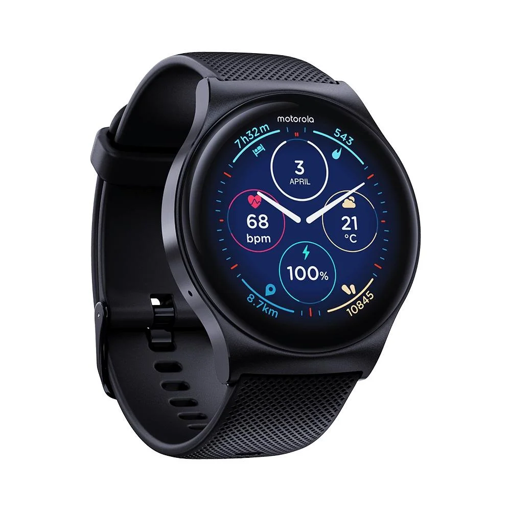 Imagem 4 de 5 do produto Smartwatch Moto Watch 120 Preto, Moswz120-pb, Motorola  Motorola