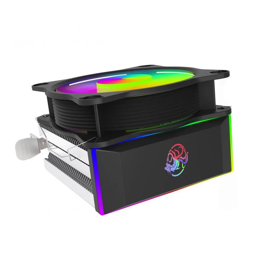 Imagem 2 de 3 do produto Air Cooler Draxen Dn300 ARGB Universal 90mm Preto(dn300)