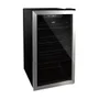 Cervejeira Expositor Vertical Hq Vidro Duplo 100 Litros Inox Hq-100cevpv