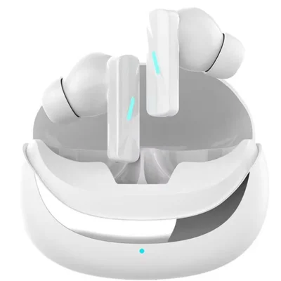 Fone De Ouvido Sem Fio Bluetooth Branco Mate 70 Tws Bt 5.3 Intra-auriculares Para Jogos Fones