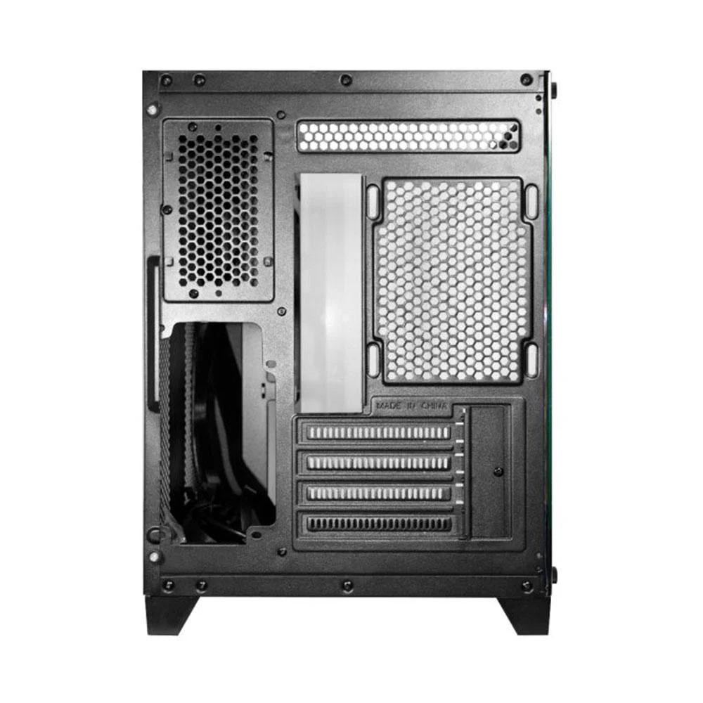 Imagem 2 de 5 do produto Gabinete Gamer K-mex Aquario Cg-0725 Visão Preto Micro Atx Sem Fan