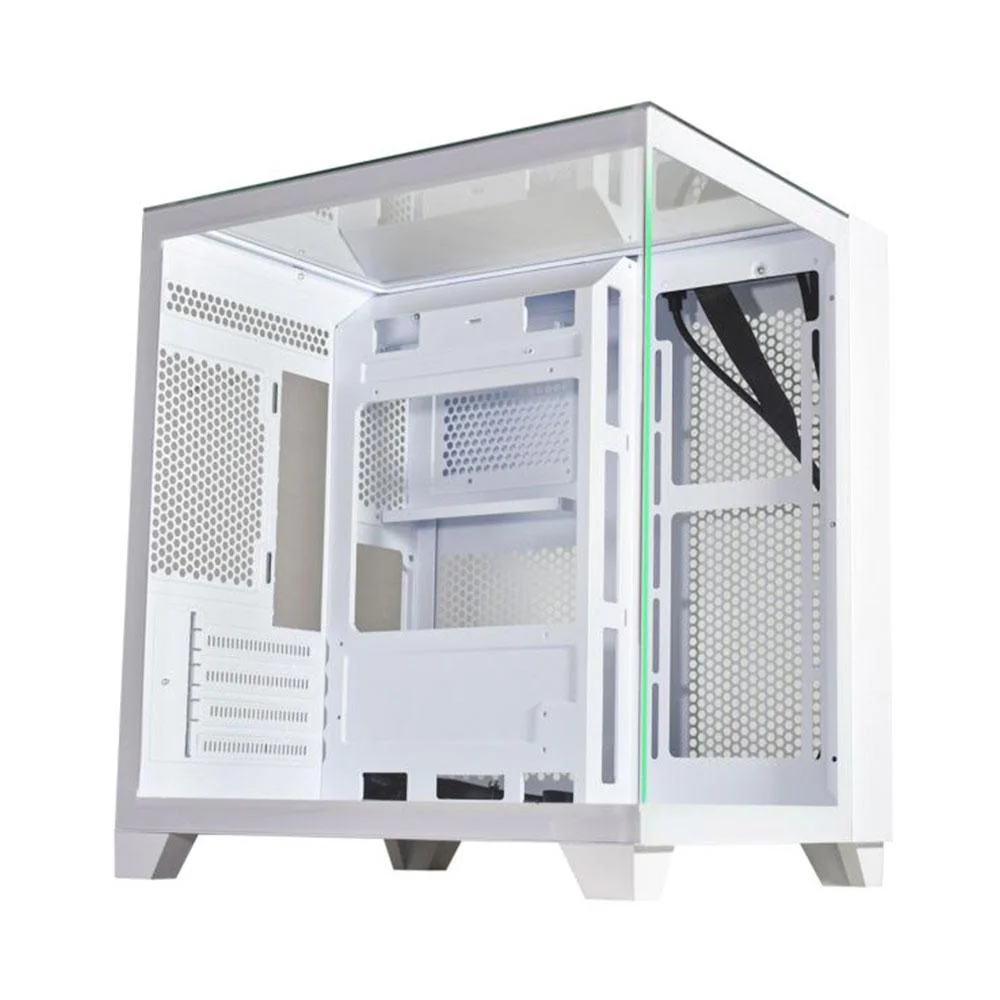 Gabinete Gamer K-mex Aquario Cg-w725 Visao Branco Micro Atx Sem Fan
