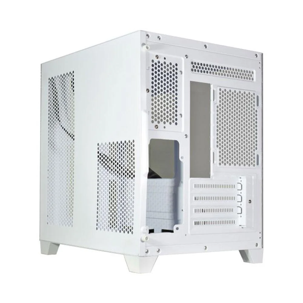 Imagem 4 de 4 do produto Gabinete Gamer K-mex Aquario Cg-w725 Visao Branco Micro Atx Sem Fan