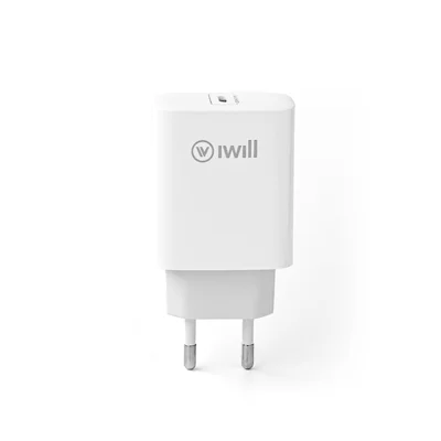 Adaptador Carregador De Parede Iwill Gan 33w 2 Anos De Garantia