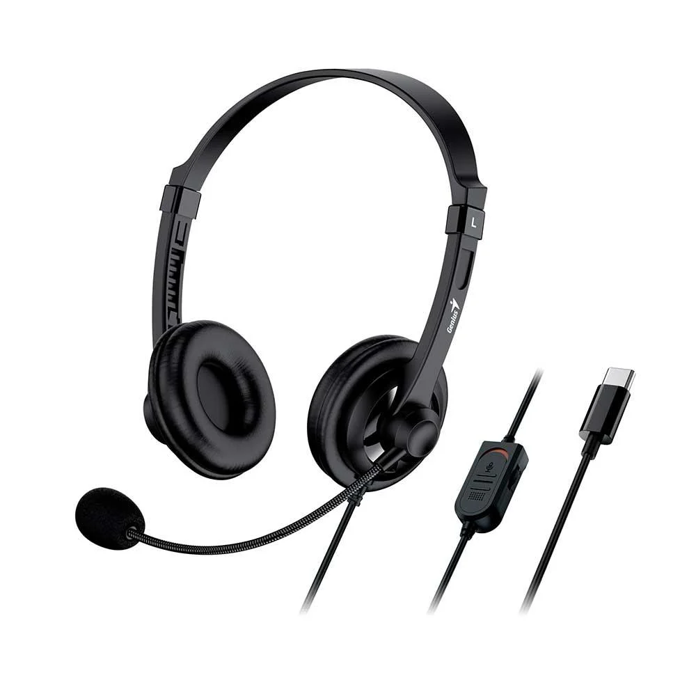 Imagem 2 de 3 do produto Fone De Ouvido Mic Genius Hs-230u Usb-c