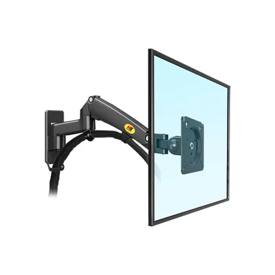 Suporte Monitor North Bayo Articulado De Parede 17" A 35" Com Pistão A Gás Nb-f150