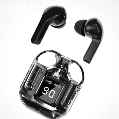 Fone De Ouvido Bluetooth Sem Fio Com Microfone Redução De Ruído LED Display Digital Esportivo Gamer