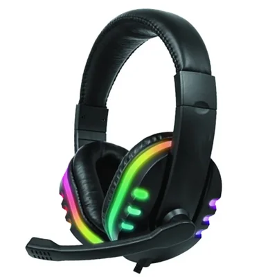 Headset Fone De Ouvido Gamer K5 LED RGB PC XBOX Ps4 Celular