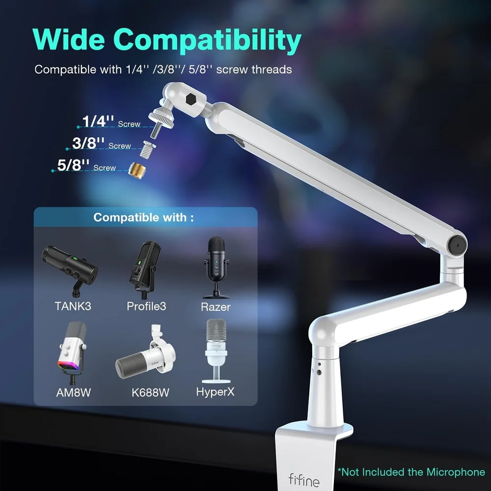 Suporte Articulado Para Microfone Fifine KaBuM